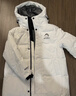 鸭鸭（YAYA）王一博同款冰壳系列户外极寒羽绒服男士新款长款情侣加厚女外套 米白色【现货速发】 3XL /190充绒312克 实拍图