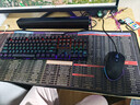 爱国者（aigo）DK104 机械键盘鼠标套装有线连接即插即用电竞游戏办公键鼠套装全键无冲RGB发光 黑色 青轴 实拍图