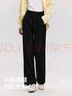 森马（Semir）休闲裤女春季松紧腰抽绳阔腿裤女生显瘦ins慵懒卫裤101125127009A 实拍图