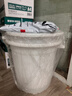 福爱家34升大白桶储水桶大圆桶厨房垃圾桶塑料桶提水桶胶桶 装水约68斤 实拍图