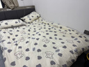 无印良品100%纯棉四件套床上用品全棉床单被套200*230cm可爱狗 实拍图