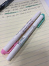 斑马牌 (ZEBRA)双头柔和荧光笔 mildliner系列单色划线记号笔 学生标记笔 WKT7 柔和粉 实拍图