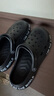 回力四季踩屎感洞洞鞋男士凉鞋2025新款包头拖鞋外穿休闲开车运动沙滩鞋 黑色【品质升级版】 45 -46码 实拍图