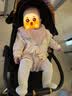 巴厘小猪女宝宝针织衫夏季长袖空调服开衫儿童毛衣透气上衣女童薄款外套 象牙白 73 实拍图