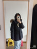 KOLON SPORT可隆羽绒衣防水防风透湿女士中量毛领连帽鹅绒服 实拍图