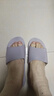 乐拖浴室拖鞋男夏季室内家用洗澡防滑情侣居家居软底简约凉拖鞋女夏天 浅灰色 42-43 (适合41-42的脚穿) 实拍图