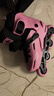 Rollerblade轮滑鞋儿童溜冰鞋3-6-12岁可调平花式休闲两用男女孩初学者全套装 粉红 M （33-36）码 实拍图