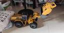 汇纳玩具大号遥控工程车合金自卸车挖掘机玩具模型大比例四驱男孩儿童礼物 升级款【24通道合金丝杆】推土机 实拍图