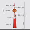 华饰汽车挂件桃木后视镜车内双面雕刻流苏出入平安车载吊坠装饰礼品 实拍图