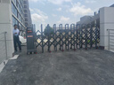 中豪智能电动伸缩门学校工地单位工厂大门不锈钢折叠门铝合金平移门 伸缩门定制方案 实拍图
