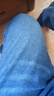 真维斯（Jeanswest）王一博代言牛仔裤男秋冬新款天丝舒适修身直筒高端潮牌休闲裤子男 深蓝【天丝厚款】 36 码(2尺8) 【建议160-175斤】 实拍图