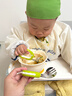 COOKSS宝宝勺子婴儿学吃饭训练叉勺316不锈钢儿童自主进食辅食勺子餐具 实拍图