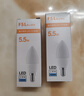 佛山照明（FSL）LED灯泡水晶灯尖泡吊灯壁灯球泡E27螺口5.5W黄光2700K 5只装 实拍图