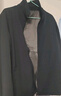 罗蒙外套男士冬季加棉商务翻领行政夹克上衣干部厅局风爸爸装i8黑2XL 实拍图