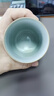 雅瓷汝窑茶杯办公会议杯陶瓷接待泡茶杯冰裂釉天青色静心手杯高端礼物 汝窑静心手杯 实拍图
