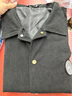 真维斯（Jeanswest）夹克男2026春夏宽松翻领落肩华夫格外套男士上衣潮黑色XL 实拍图
