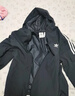 adidas经典三条纹运动连帽夹克外套男女春季阿迪达斯三叶草 黑色   S 实拍图