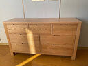 源氏木语全实木橡木五斗柜收纳七斗柜卧室客厅家具电视柜简约抽屉储物柜子 原木色七斗柜135*40*75.5cm 整装 实拍图