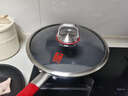 康巴赫（KBH）纯钛炒锅无涂层钛不粘锅少油烟平底炒菜锅炉灶通用32cm KGT-C32A  实拍图