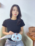 名创优品（MINISO）砭石揉腹仪腹部按摩仪按摩器揉肚子神器艾灸全自动按摩促进肠胃蠕动仪器生日礼物女士女生妈妈实用 【天空蓝】艾饼热灸+红光渗透暖腹+34MM砭石揉腹 七夕情人节礼物/智能定时+红光暖腹+腹/腿/背可用 实拍图