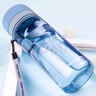 乐扣乐扣水杯夏季户外运动水杯男女学生水杯透明塑料大容量便携随手杯旅行 蓝色 770ml 实拍图