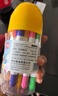 得力(deli)24色水溶性油画棒不易摔断丝滑蜡笔炫彩棒美术工具彩笔儿童绘画筒装女孩儿童礼物速写 实拍图