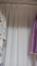 铭聚布艺（MINGJU）幻影纱帘 透光不透人客厅阳台挂钩白色窗纱3.5米宽*2.65米高1片 实拍图