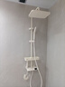 JOMOW九牧王新款全铜淋浴花洒套装家用恒温沐浴增压洗澡喷头枪浴室洗澡 数显主体【奶白数显冷热四功能】 实拍图