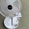 电风扇伸缩折叠小风扇宿舍家用静音充电型办公台式USB桌面宿舍大风力夏台面落地两用折叠电风扇 颜色随机 直插款无档位开关1个装 实拍图
