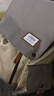 第九城（V.NINE）双肩包男士大容量15.6英寸电脑包防泼水旅行背包情侣高中生大学生上课书包女孩VD7BV33886J米灰 实拍图