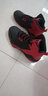 乔丹篮球鞋男外场高帮透气减震学生防滑耐磨运动鸳鸯篮球鞋战靴 黑色/乔丹红 42 实拍图
