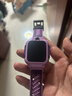 小天才儿童电话手表Q3桑染紫AI精准定位防水大屏视频通话儿童学生智能手表爆款升级移动支付男孩女孩 实拍图