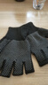 骑行手套男女夏季防晒运动跑步摩托车电动自行车防滑手套男士装备 漏五指 两双 实拍图