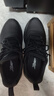 特步运动鞋男鞋跑鞋冬季皮面防水轻便减震健身休闲慢跑步鞋子男黑色 实拍图
