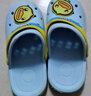 B.Duck小黄鸭童鞋儿童拖鞋男女童耐磨家居鞋洞洞鞋5302蓝色32 实拍图