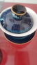 苏氏陶瓷（SUSHI CERAMICS）功夫茶具套装新窑变银丝釉功夫茶杯三才盖碗13头礼盒装 实拍图