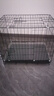 憨憨宠猫笼折叠猫笼子大号猫别墅加粗加密双层猫舍猫窝宠物猫咪用品家用 黑色 600双层 实拍图