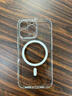 倍思 适用苹果13pro手机壳磁吸 iPhone13pro保护套 magsafe磁吸充电壳超薄防摔手机壳男女款 透明 实拍图