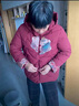 弥美乐奶奶装冬季羽绒棉服外套2024新款老年人衣服60-80岁妈妈装棉衣女 699红色棉袄（棉服厚度上再加绒） 3XL 适合115-130斤 实拍图