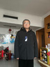 啄木鸟羽绒服男中老年脱卸款加厚保暖老年人外套男装冬爸爸装活里活面 6618-黑色 XL 【可穿125-140斤】 实拍图