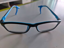 帕斯贝奇儿童硅胶眼镜框男女小学生超轻近视眼镜架有度数配远视散光防蓝光 大码16875黑蓝（适合10-13岁） 单镜架 实拍图