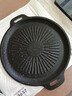 麦饭石烤肉盘家用不粘锅铁板烧韩式烤肉锅电磁炉卡式炉户外烤盘 太阳花烤盘28cm 实拍图