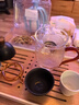 绿昌明玻璃公道杯带茶漏三件套大号茶滤分茶器加厚耐热玻璃茶滤茶具套装 茶滤+ 玛瑙红手柄公道杯350ml 实拍图