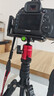 富图宝（Fotopro）42Q 3/8通用接口 25MM球径 镁铝合金cnc工艺相机三脚架云台 酒红 实拍图