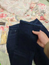 罗蒙（ROMON）直筒加绒加厚牛仔裤男士新款冬季中青年商务宽松保暖休闲裤男裤 7K464913R蓝色 加绒 32 （2尺5） 实拍图