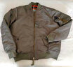 马登工装美式复古MA1飞行员棉服夹克男秋冬加厚棉袄棒球服上衣外套 绿色 M 实拍图