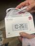 得力（deli）儿童节礼物充电电子闹钟背光家用学生儿童温湿度计床头钟开学升学必备白 LE103A开学必备礼物 实拍图