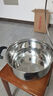 爱仕达（ASD）汤锅304不锈钢蒸汤锅 炖煮锅复底小汤锅22CM燃气电磁炉通用奶锅B1 实拍图