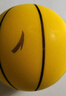 安踏静音篮球7号儿童青少年拍拍球室内无声儿童训练玩具球软皮球 黄色 实拍图