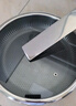 京东京造 平底锅 煎蛋锅牛排蜂窝不粘316不锈钢电磁炉通用28cm可立锅盖 实拍图